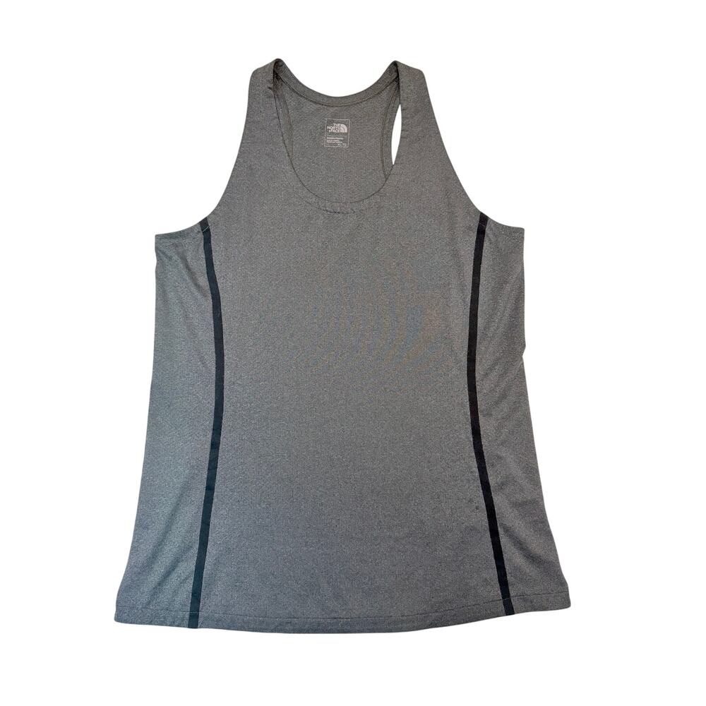 The North Face Womens XL Gray Racerback Athletic Tank Top Workout Activewear